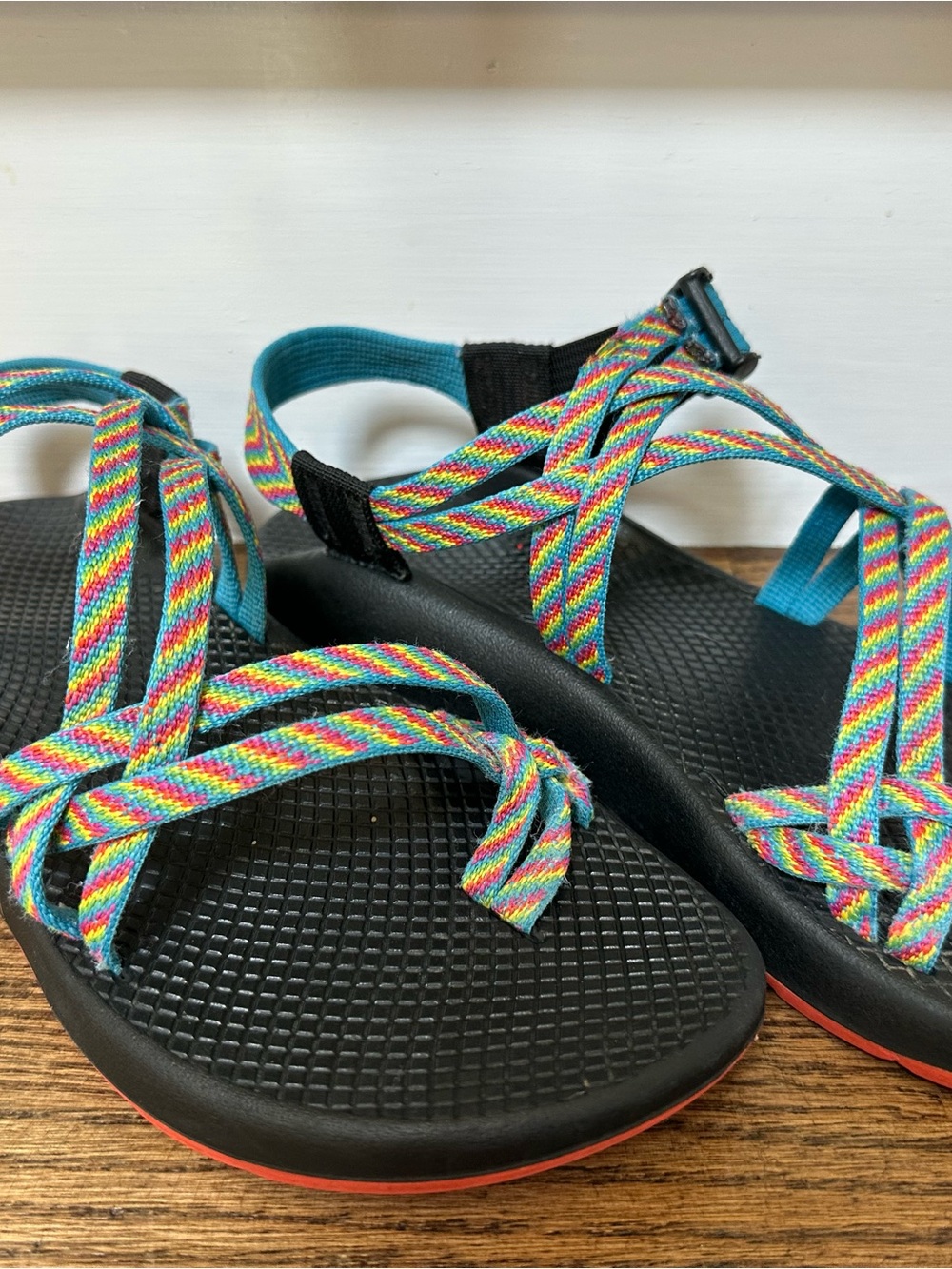 Rainbow Chaco Sandals size 9